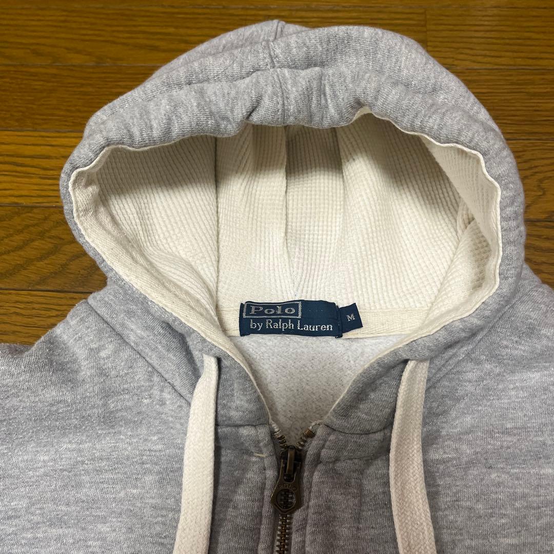 90s Polo by Ralph Lauren グレー パーカー M - メルカリ