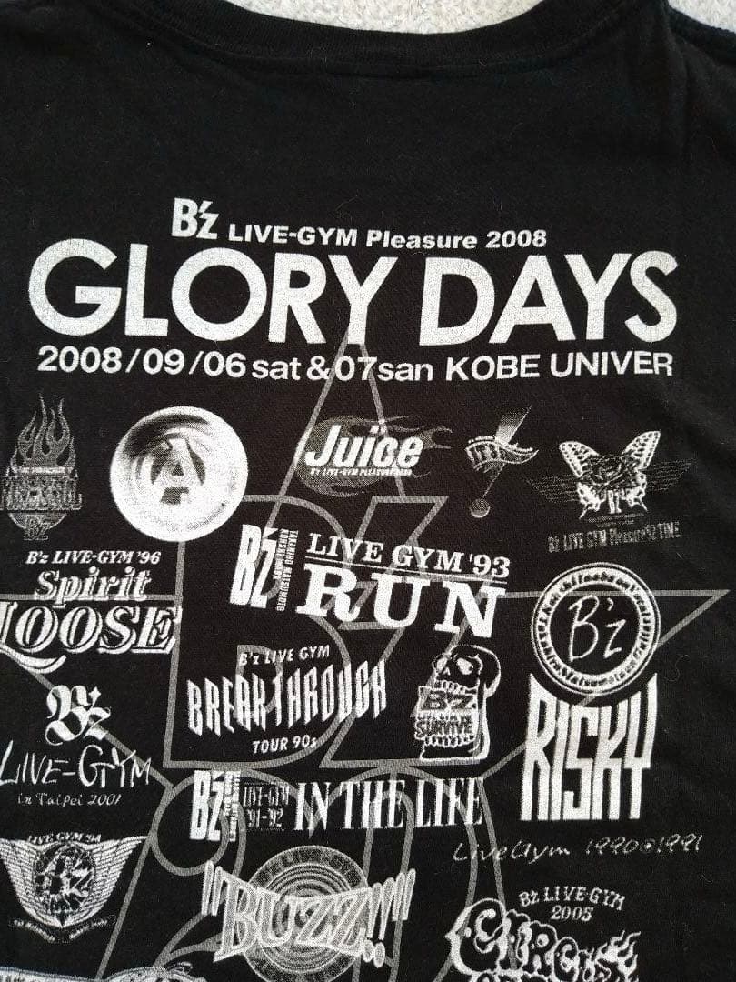 B'z GLORY DAYS ツアーTシャツ X Sサイズ - メルカリ