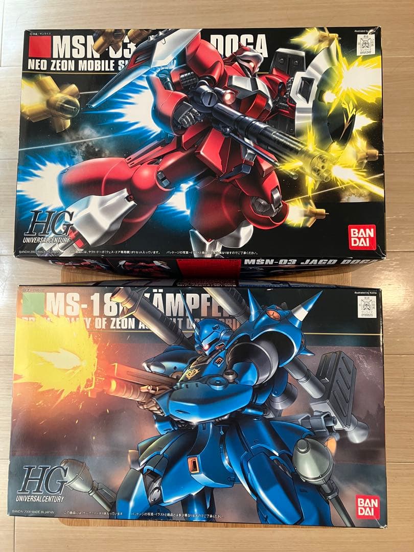 【未組立品】 HGUC 1/144 ケンプファー +MSN-03 ヤクトドーガ HGUC 1/144 MSN-03 ヤクト・ドーガ（クェス機）｜かずよしさんの
