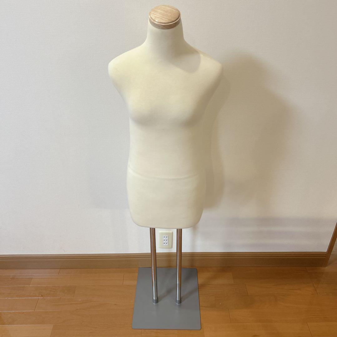 【美品】和装用トルソー　ベージュ　着付け練習用ボディ　高さ調節可能