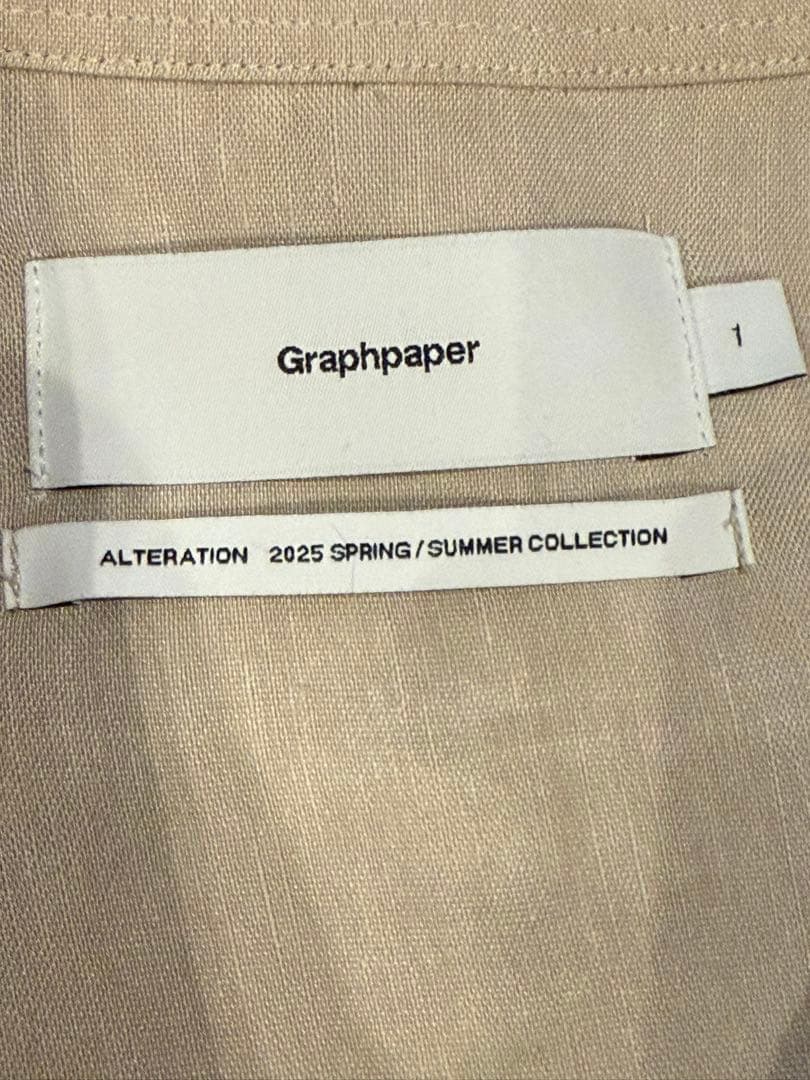 あ*う様 Graphpaper 25SS LINEN CUPRO ワイド シャツ - メルカリ