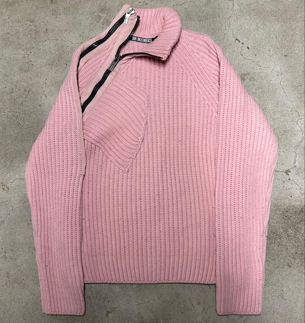 00s “Dirk Bikkembergs” zip gimmick knit