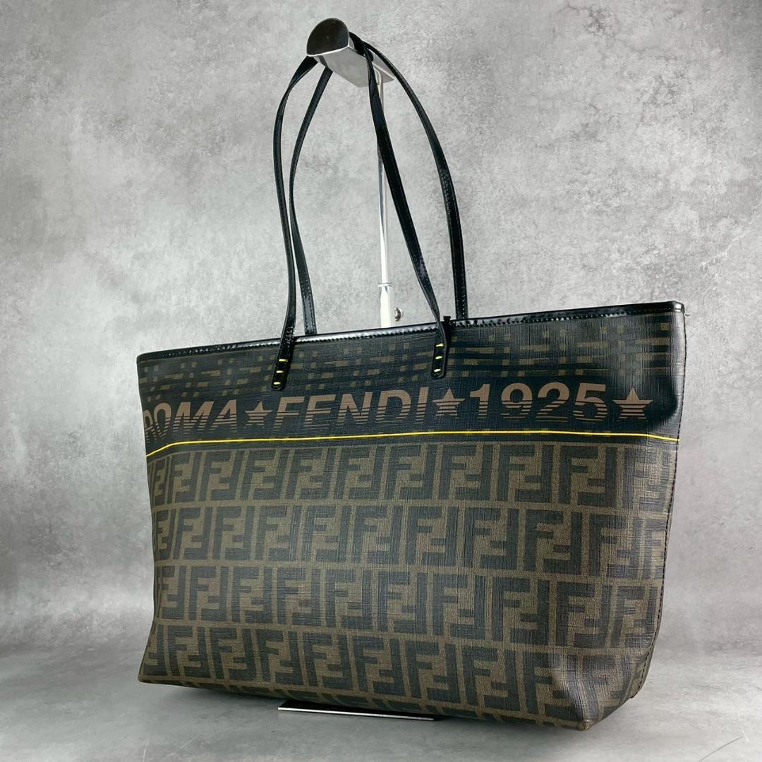 超希少美品! FENDI トートバッグ ★ROMA☆1925★ ズッカ柄 A4可