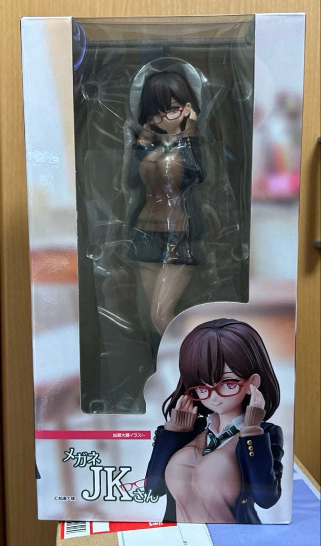 加瀬大輝イラスト『メガネJKさん』　フィギュア