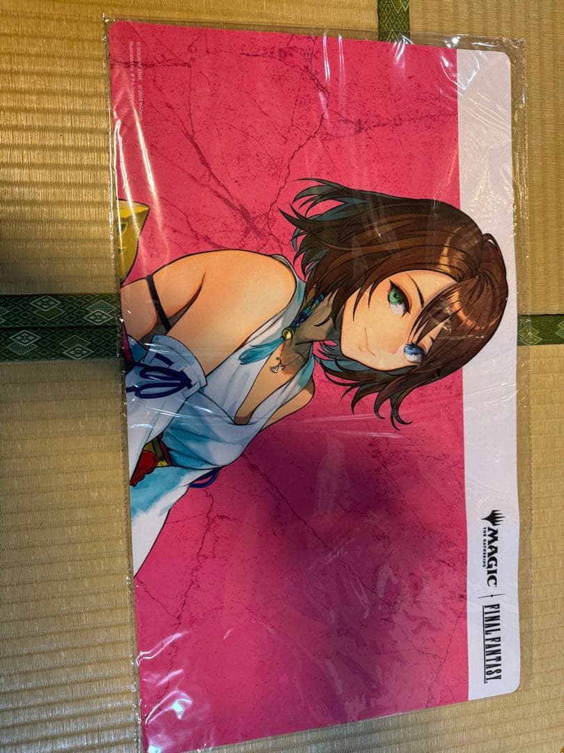 MTG スピラの希望、ユウナ プレイマット マジックリーグ 新品未開封 ファイナルファンタジー プレイマット マジックリーグ スピラの希望