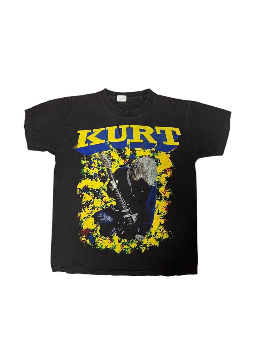 90s nirvana  cobain tシャツ　ニルバーナ　バンt 新品 NIRVANA ニルヴァーナ カート・コバーン バンドTシャツ ビッグ