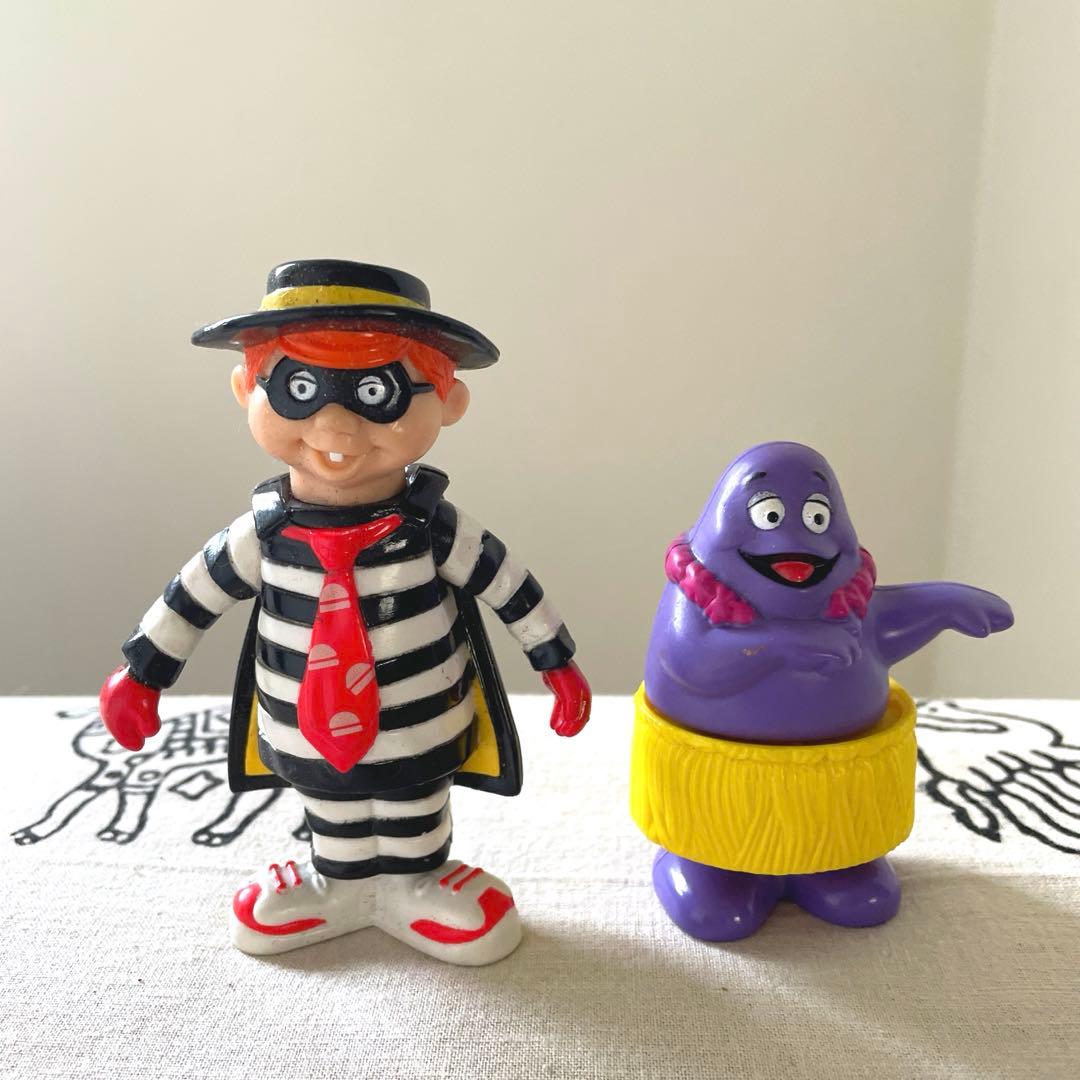 ☆美品☆ マクドナルド ハンバーグラー グリマス フィギュア おもちゃ