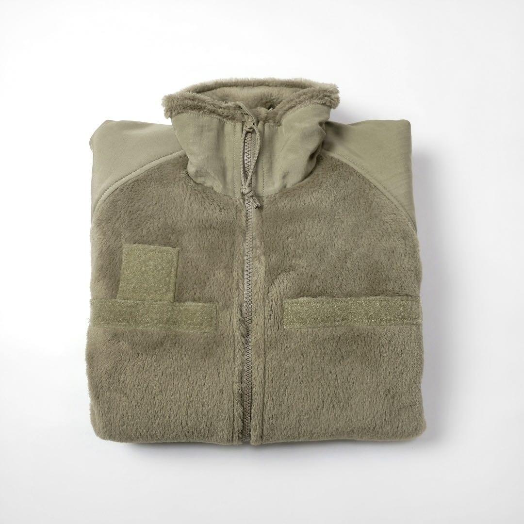 ほぼ デッドECWCS米軍ミリタリー フリースジャケット コヨーテ レアXS-S