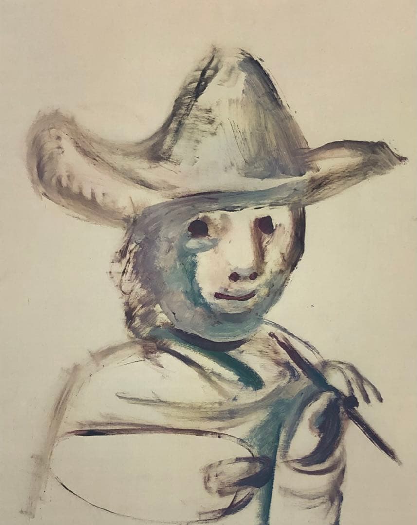 絵画 リトグラフ パブロ・ピカソ「若い画家」Pablo Picasso