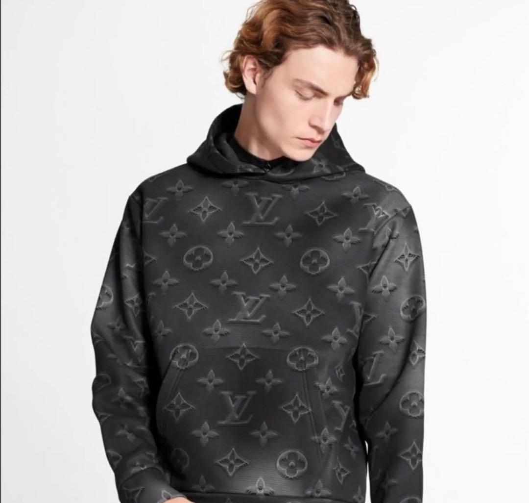 ルイ・ヴィトン モノグラムパーカー ブラック 楽天市場】【中古】｜LOUIS VUITTON ルイヴィトン サークルカット