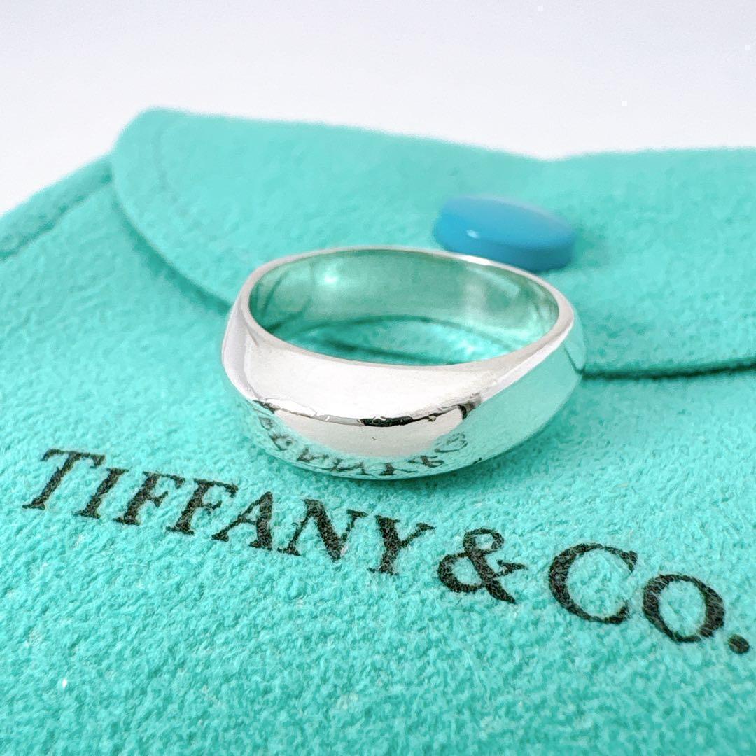 オールドティファニー ナイフエッジ リング 6.5号 シルバー925