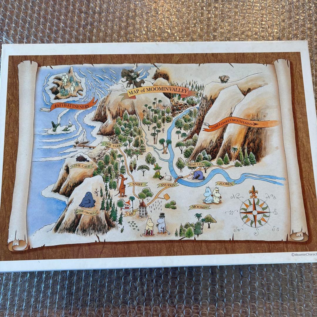 完品　希少品　ムーミン　ムーミン谷地図・Ⅰ 　1000p