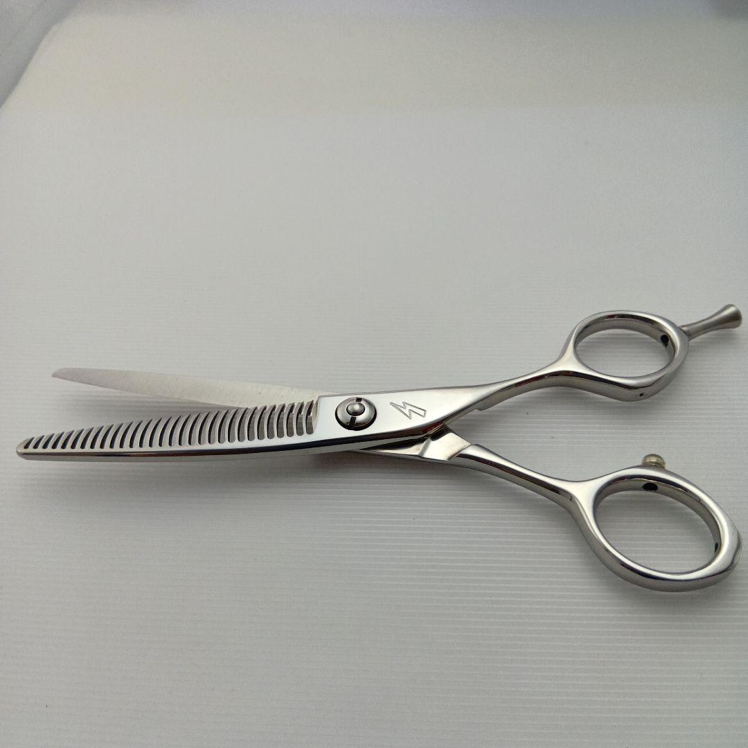 珍品特価！切れ味サクサク!20%セニングシザー 櫛刃２段