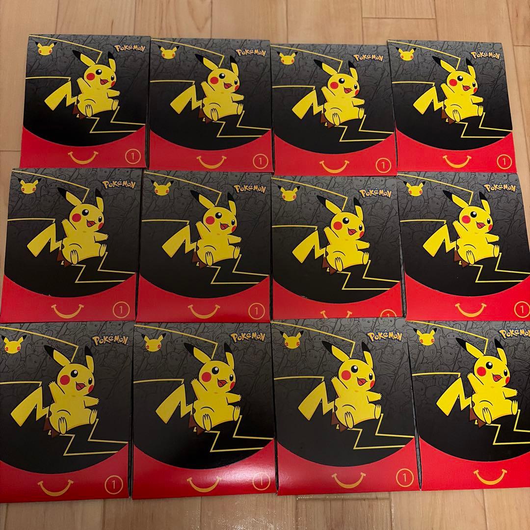 ポケモンカードゲーム英語版　マクドナルド25th 記念パック×12