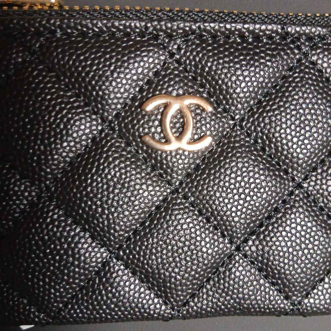 CHANEL キルティング コインケース 黒 ノベルティ - メルカリ