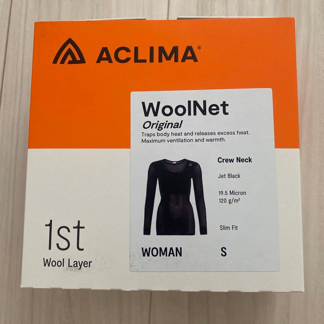 下着・アンダーウェア ACLIMA WoolNet Original S Jet Black