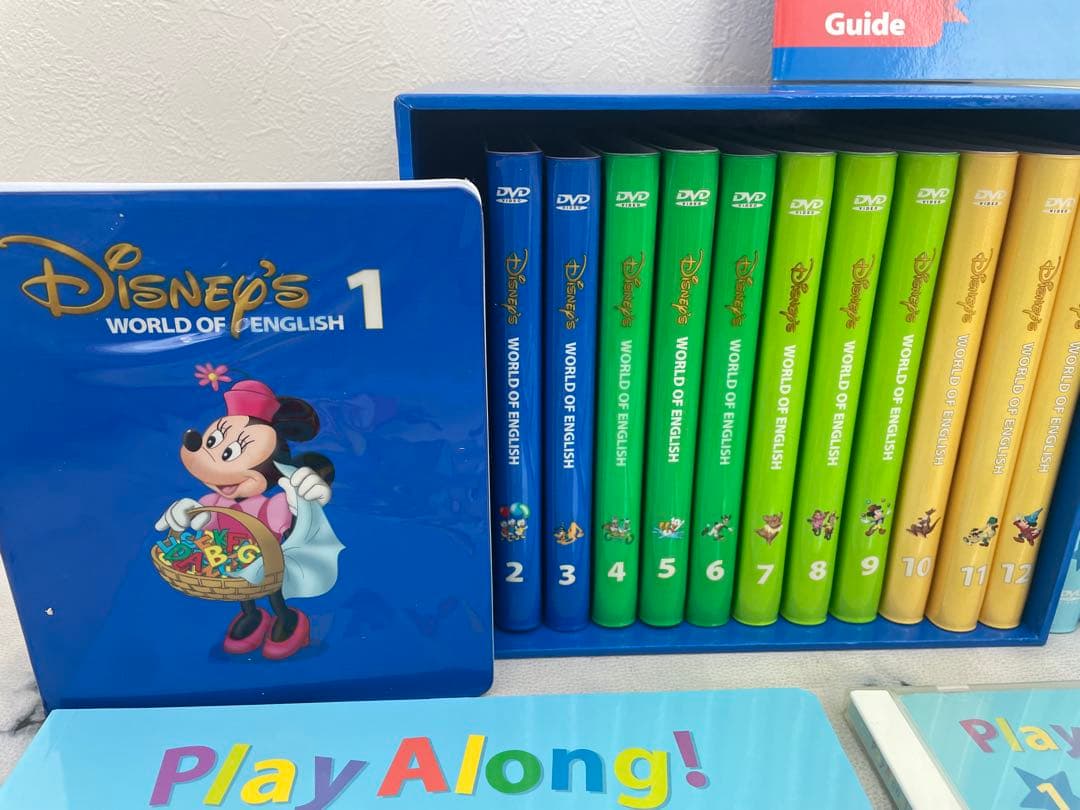 DWE ディズニー英語システム ストレートプレイ DVD全12巻 美品 534