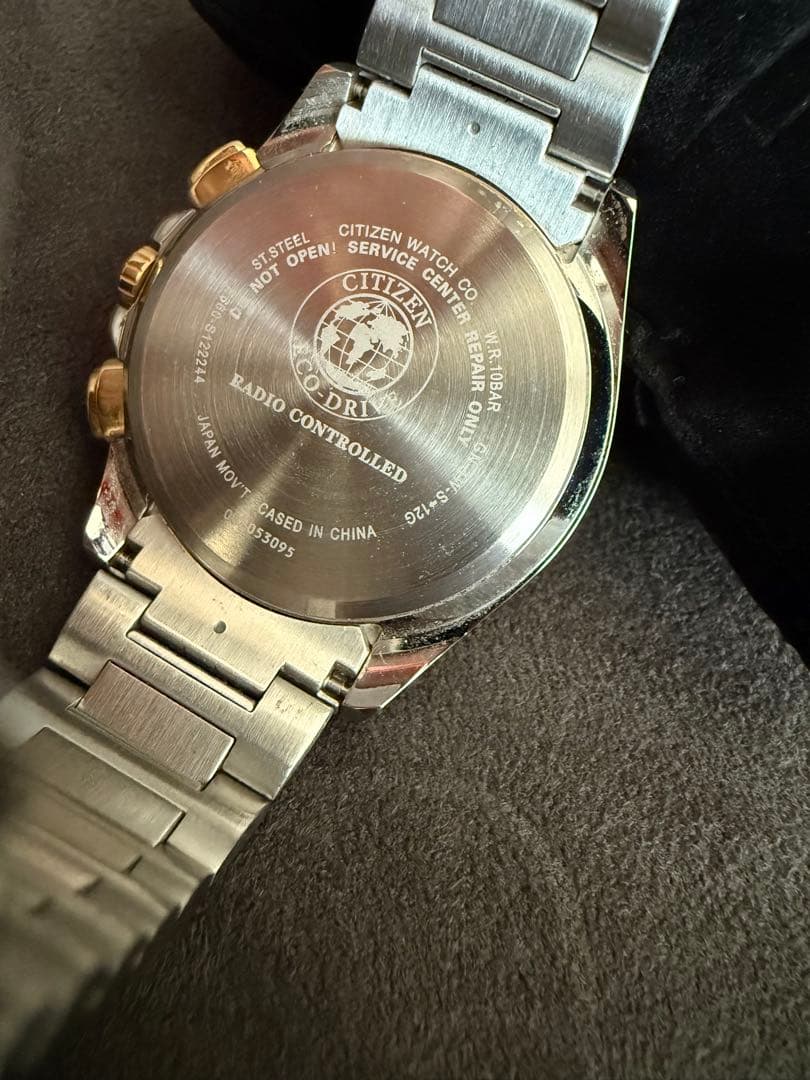 ひ*う様 シチズン 電波腕時計 エコドライブ クロノグラフ CB5875-97E