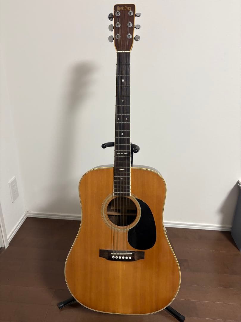 【貴重】76年製Cat's Eyes CE-600 アコースティックギター