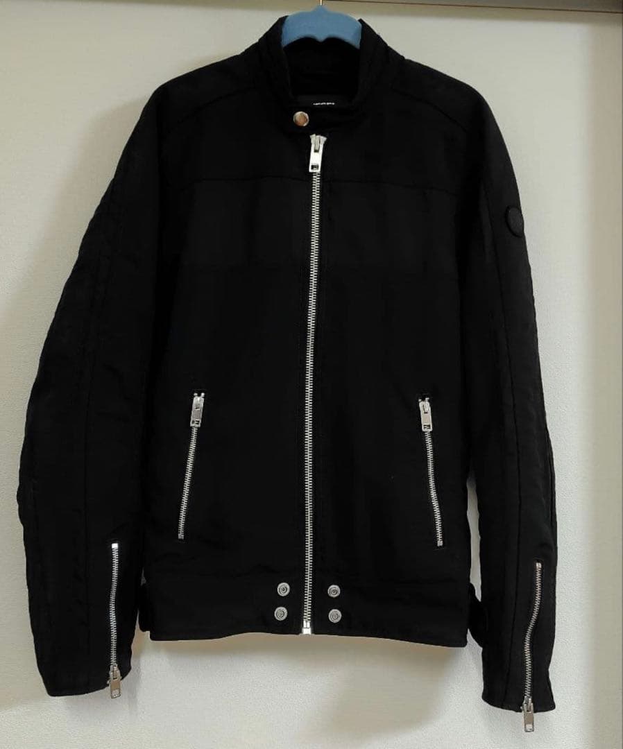 DIESEL ブルゾン ブラックジッパージャケット