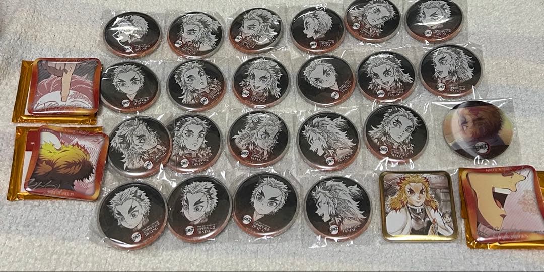 鬼滅の刃　缶バッジ 煉獄杏寿郎