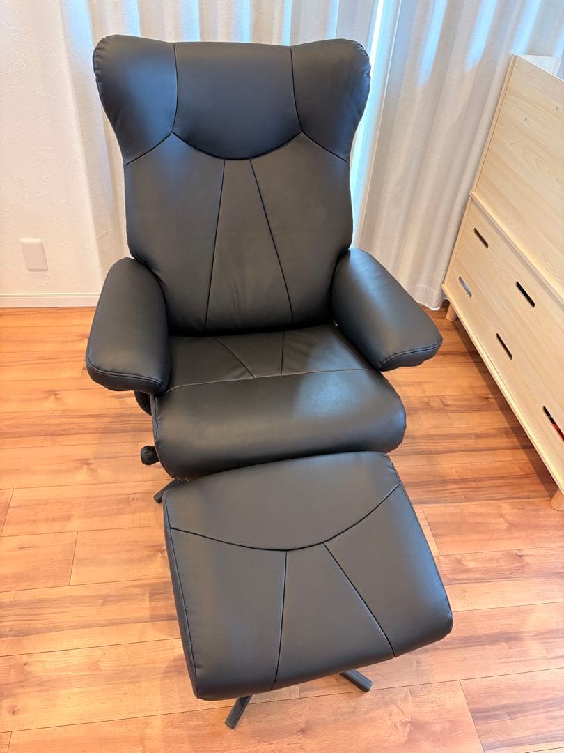 リクライニングパーソナルチェア(Nシールド ロード4 BK)