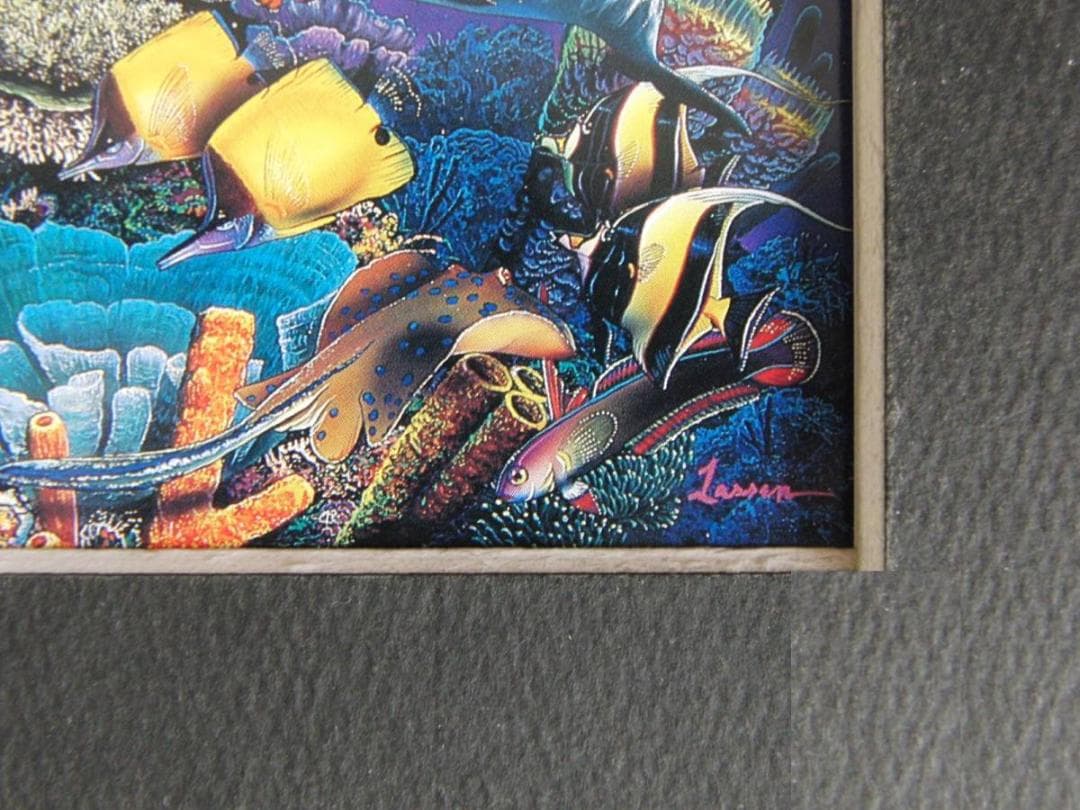 クリスチャン・ラッセン、【フリッパー】、希少な額装用画集より、状態