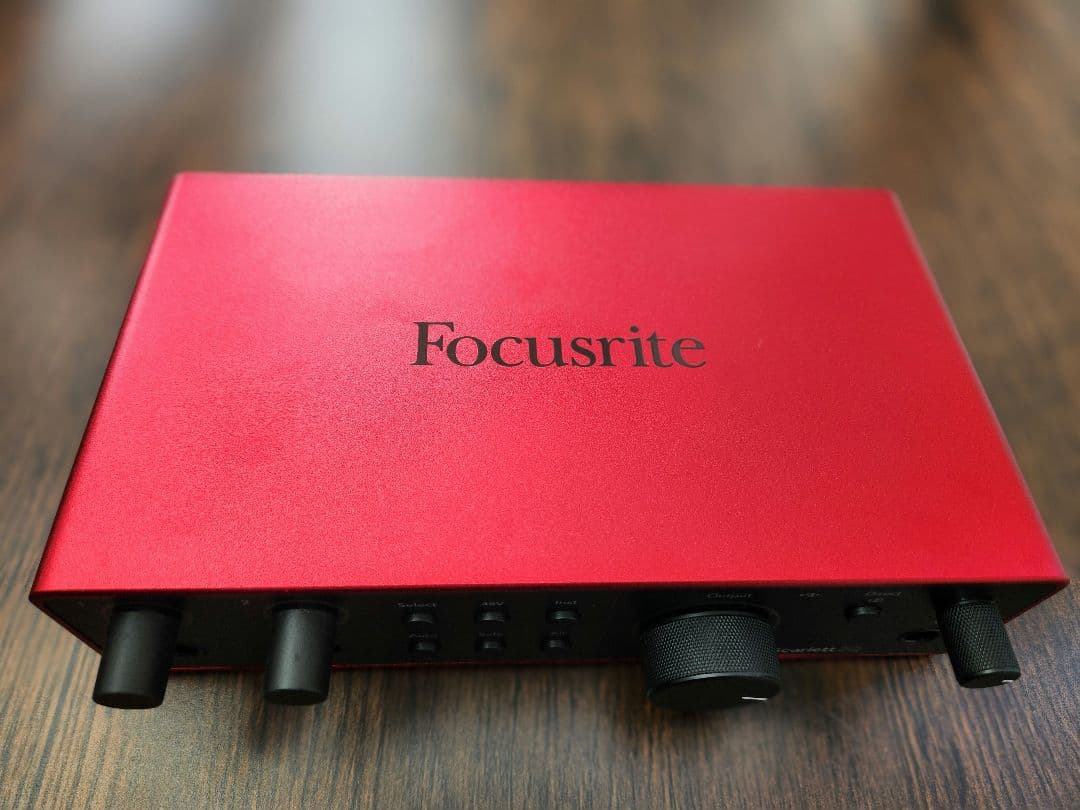 Focusrite Scarlett 2i2(gen.4) 【未使用】