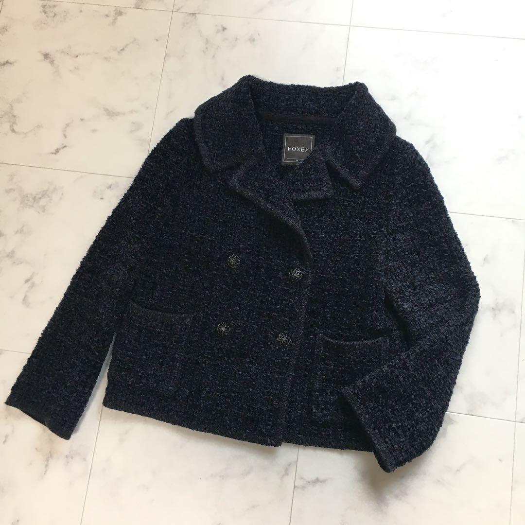 美品　FOXEY フォクシー　ツイード　ジャケット