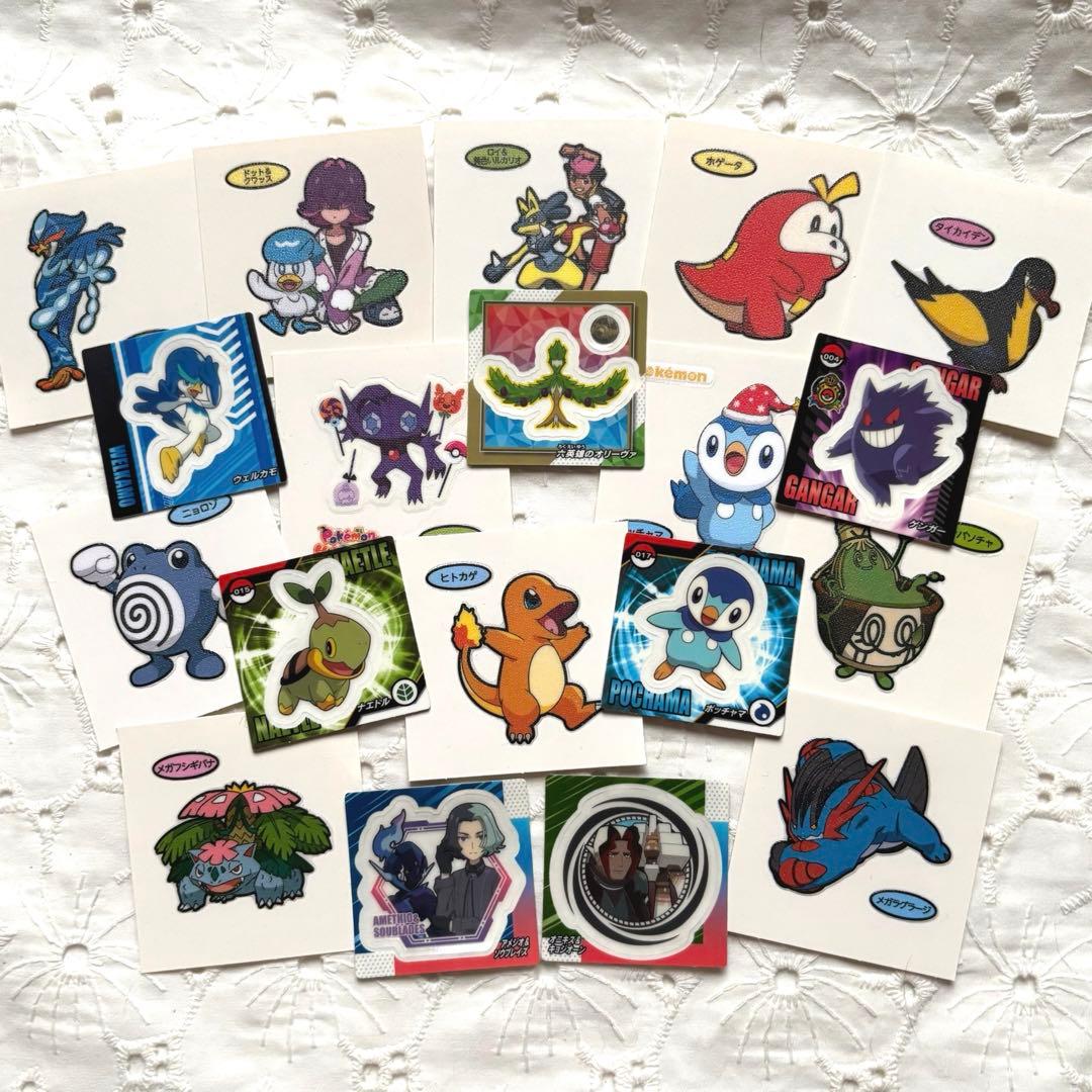 ポケモン シール ステッカー 18枚 まとめ売り - メルカリ