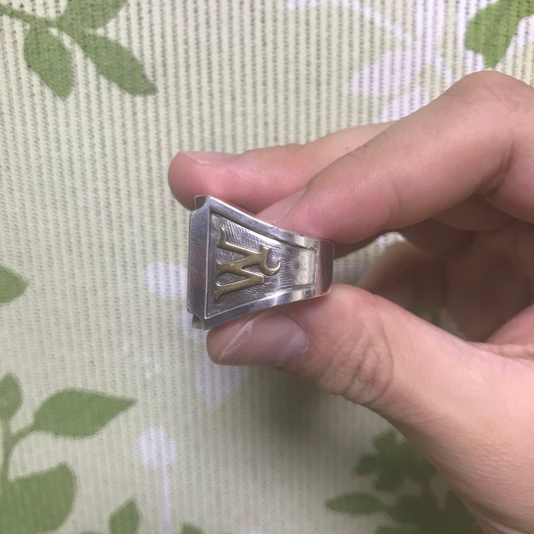 WEIRDO】【初期型ゴールドtype】アイアンクロスリング森下直哉同型