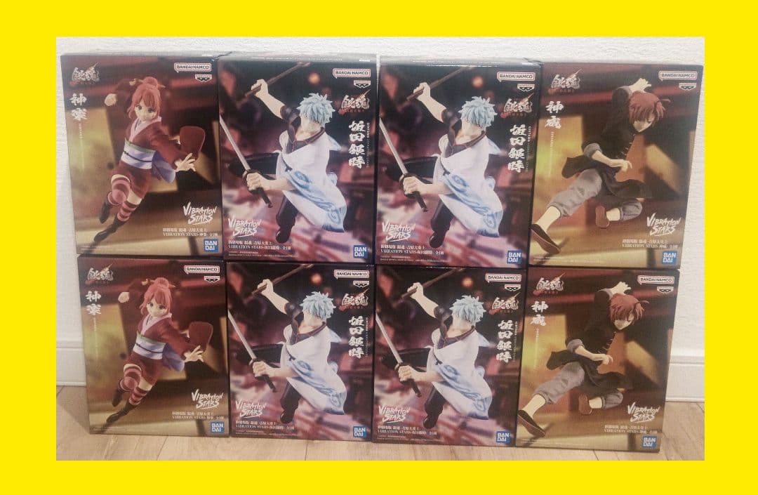 【新品未開封】銀魂 坂田銀時 神威 神楽 prize フィギュア まとめ売り