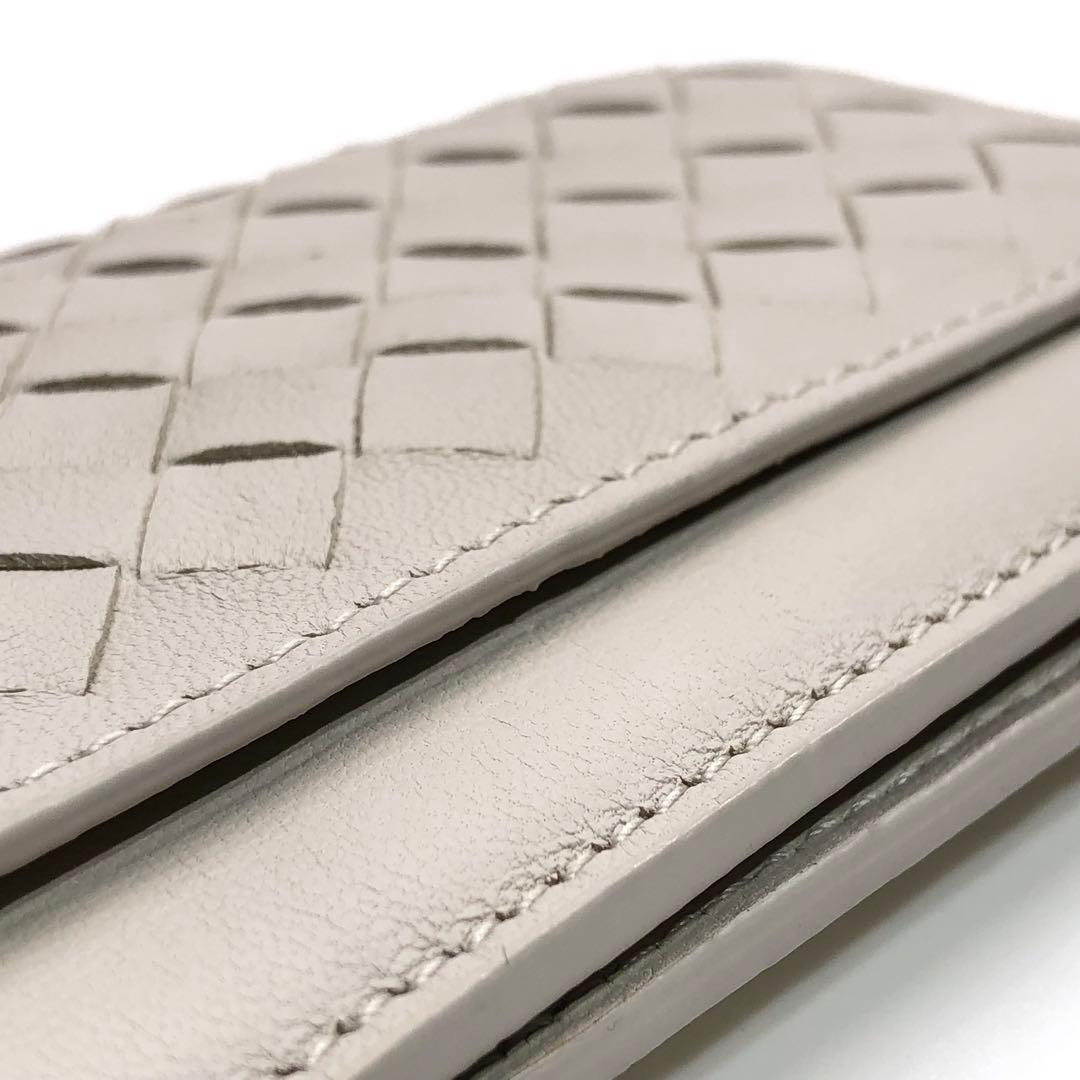 極美品✨希少カラー ボッテガヴェネタ イントレチャート カードケース