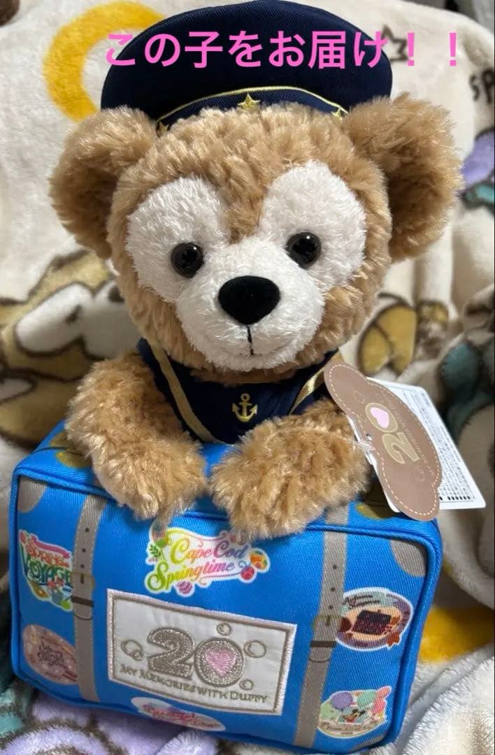 お顔厳選　匿名発送　ダッフィー　20周年　ぬいぐるみ　ディズニーシー