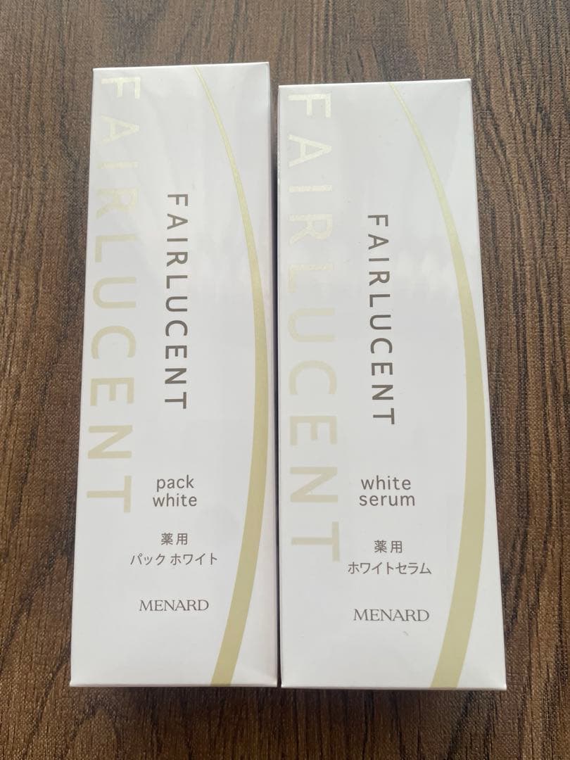 メナード　フェアルーセント　美白パック　美白美容液