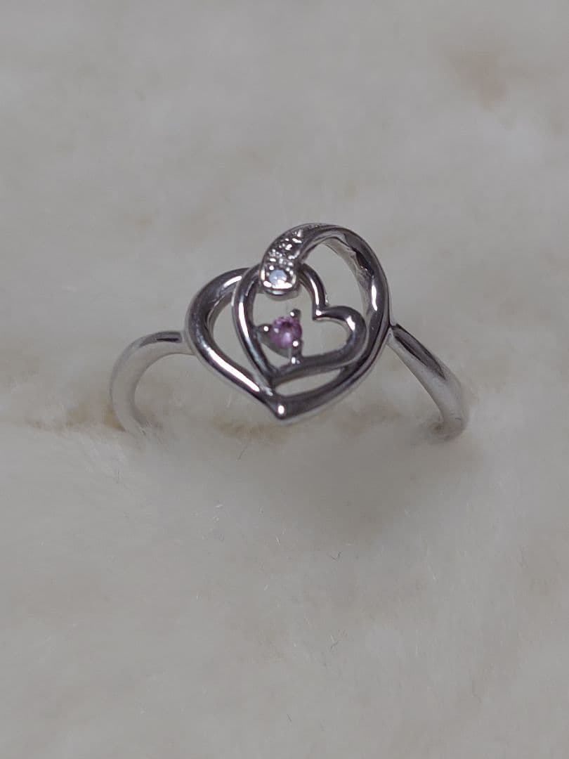 Samantha Tiara ダブルハートリング　9号　Xmas限定