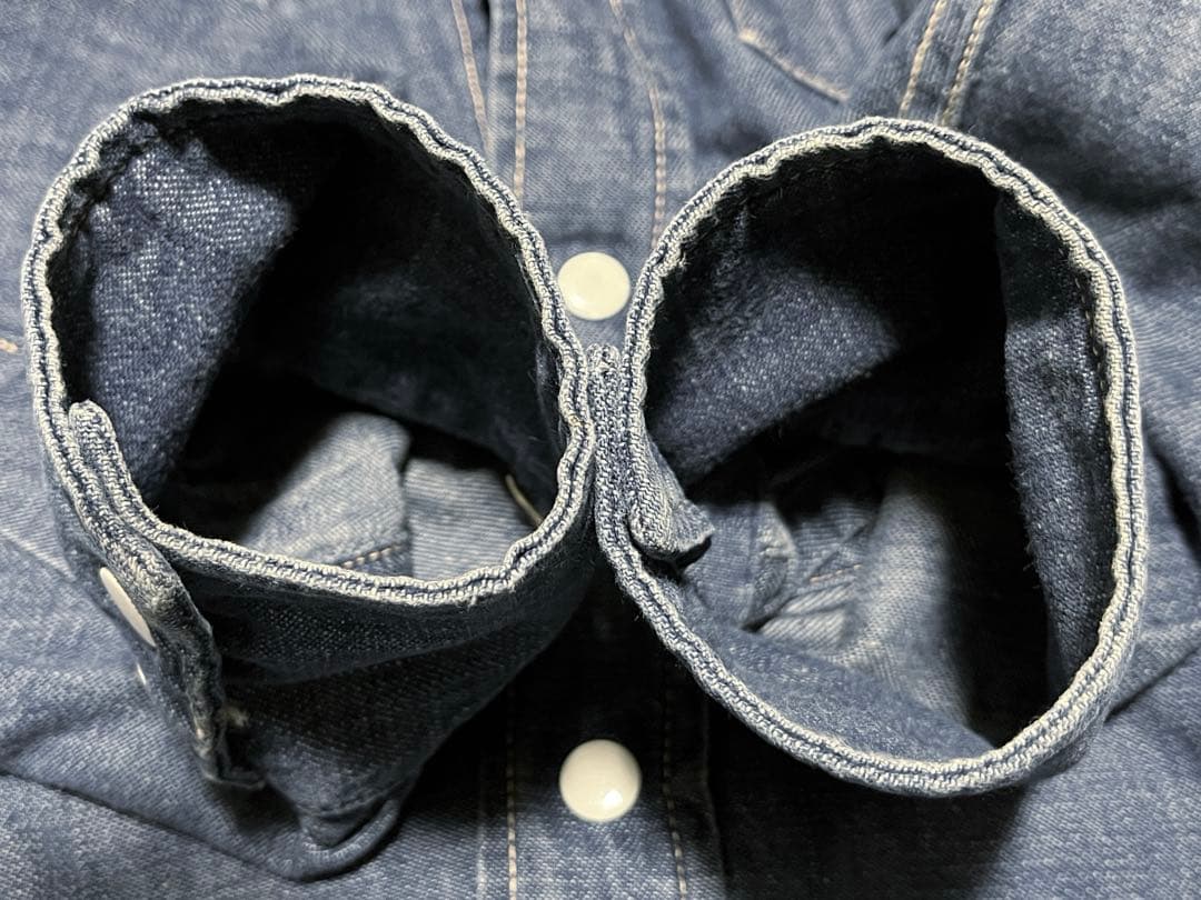 60s 白タグ SEARS ROEBUCKS デニムシャツ ウエスタン シアーズ - メルカリ