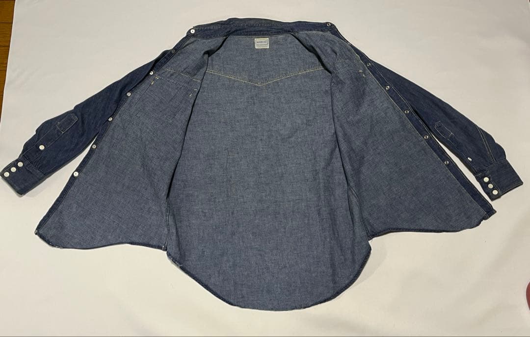 60s 白タグ SEARS ROEBUCKS デニムシャツ ウエスタン シアーズ - メルカリ