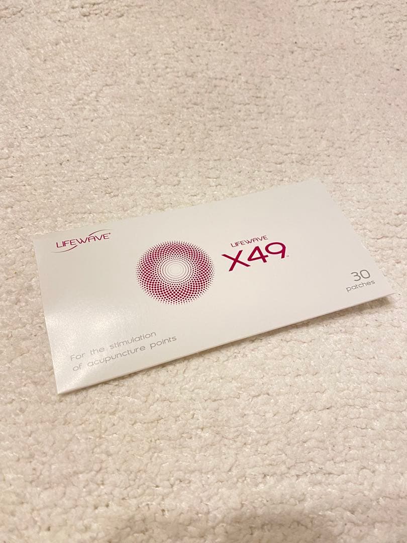 正規品 新品未開封LIFEWAVE X49 30枚 1セットライフウェーブ鍼灸