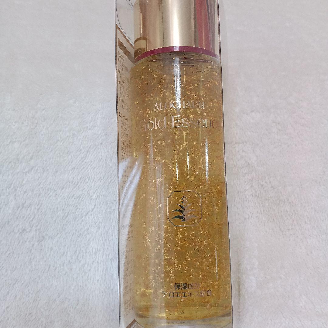 24金配合 美容液タップリ120mL ALOCHARM Gold Essence