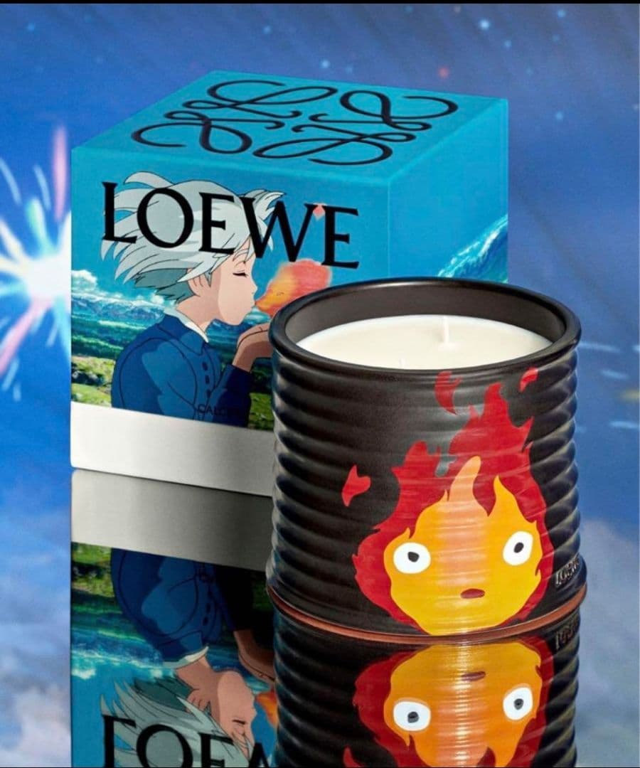 LOEWE × ハウルの動く城 カルシファー キャンドル 蝋燭 ろうそく ロエベ
