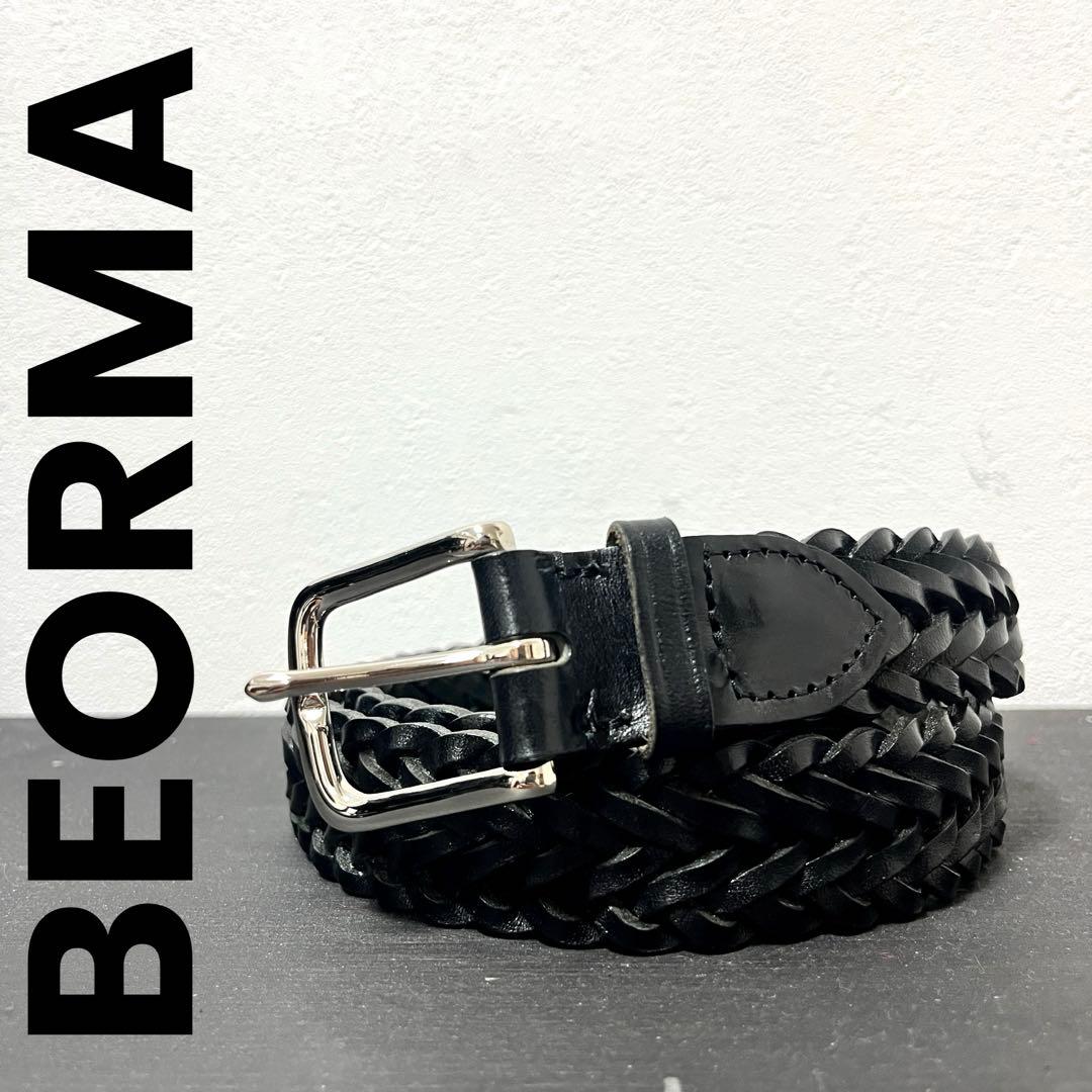 《BEORMA / べオーマ》Leather Mesh Belt 英国製