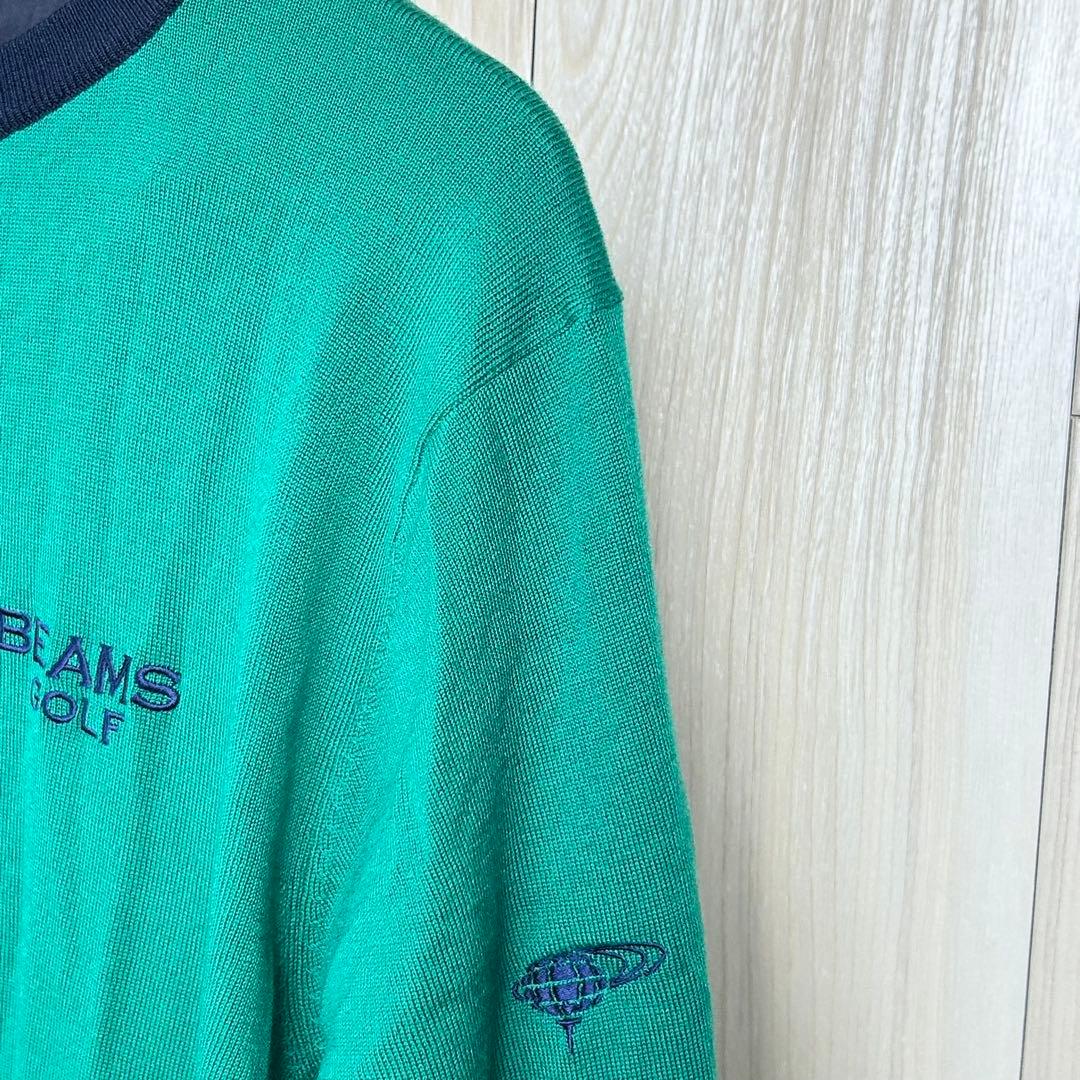 美品】BEAMS GOLF エアシャット XL グリーン ウール100% - メルカリ