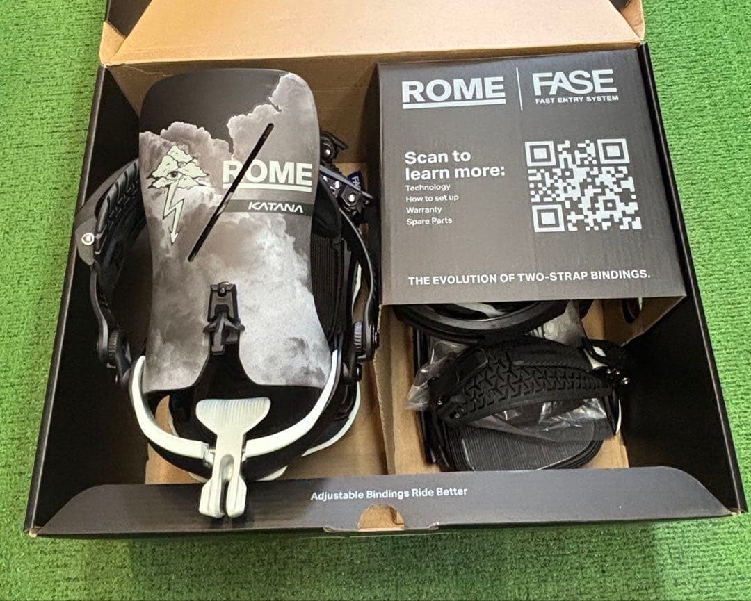 ROME Katana AW FASE ビンディング M/L サイズ ROME ローム KATANA AW FASE x STALE スノーボード バインディング