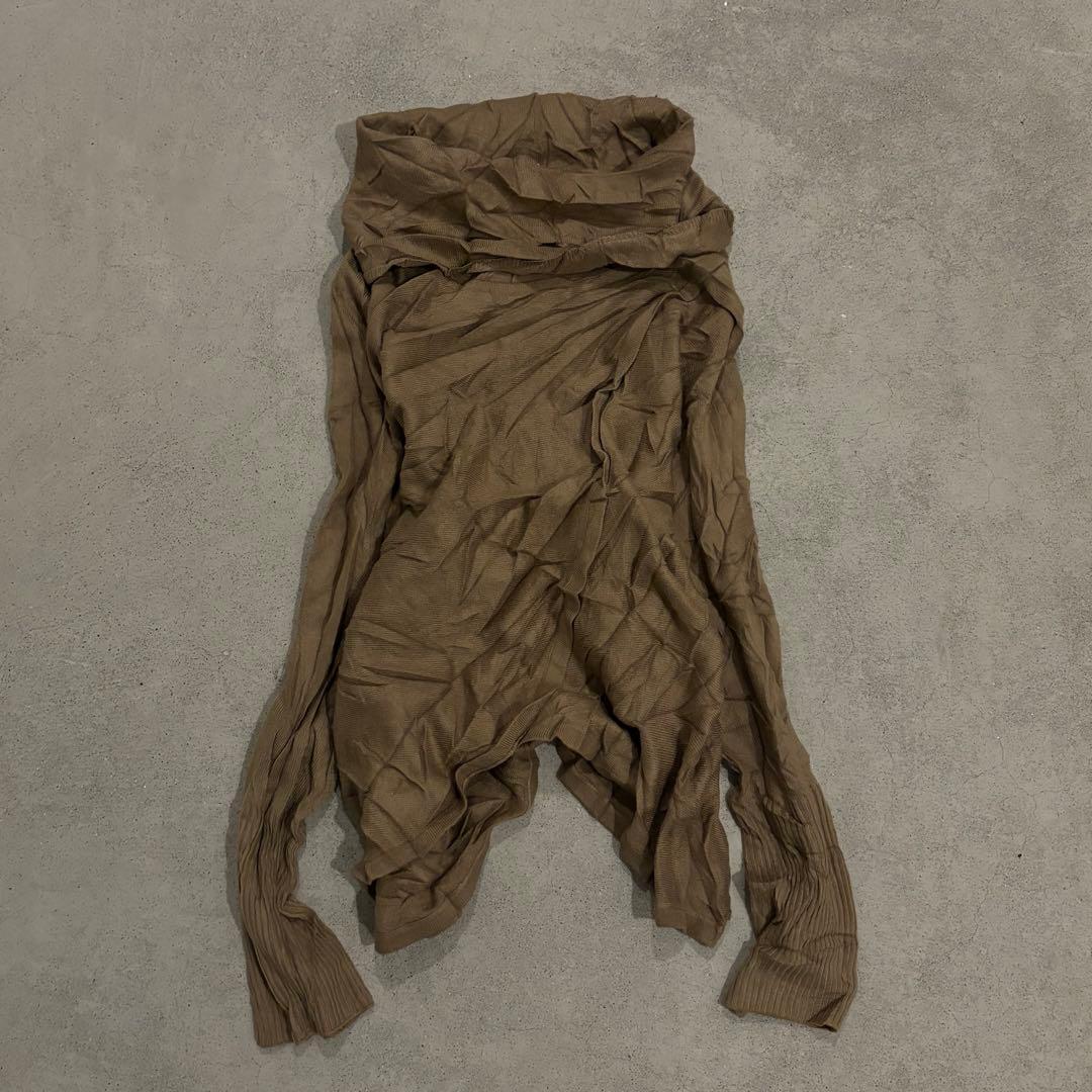 00’s archive ドレープ 異型 シワ加工　ジャケット julius