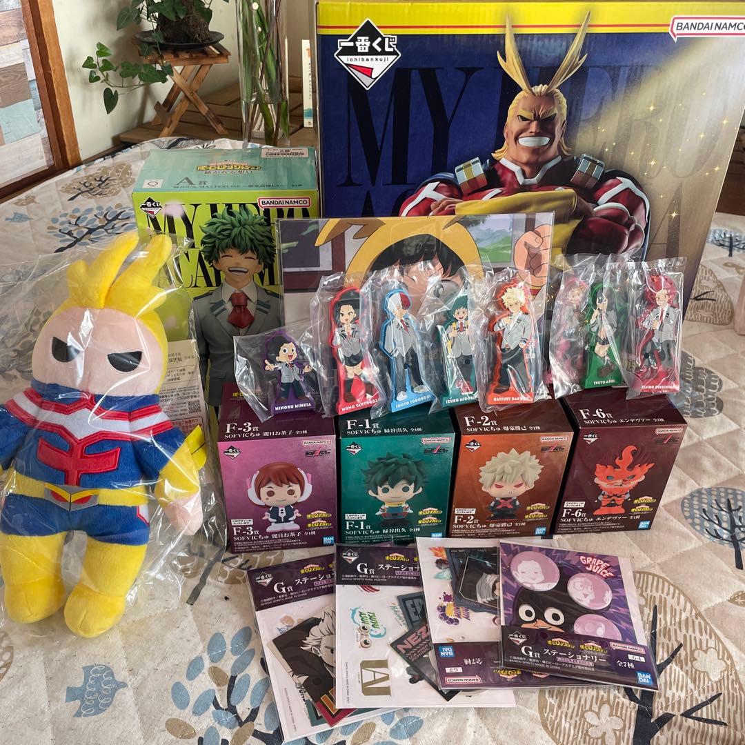 ヒロアカ一番くじ紡がれる思いA賞緑谷出久 ラストワン賞オールマイトバラ売り可