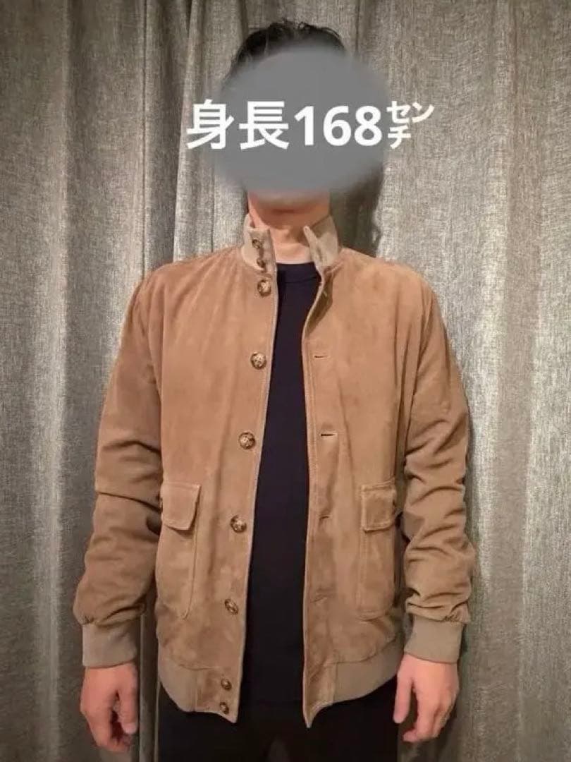 Valstarベージュ スエード風 ボタンジャケット