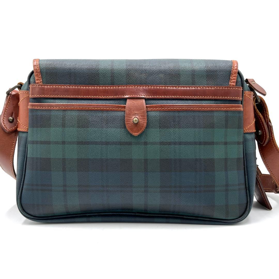 美品】ポロラルフローレン ショルダーバッグ メッセンジャー チェック