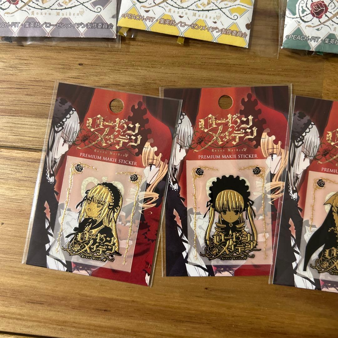 ローゼンメイデン メタルアートしおり イメージサシェ 蒔絵シール