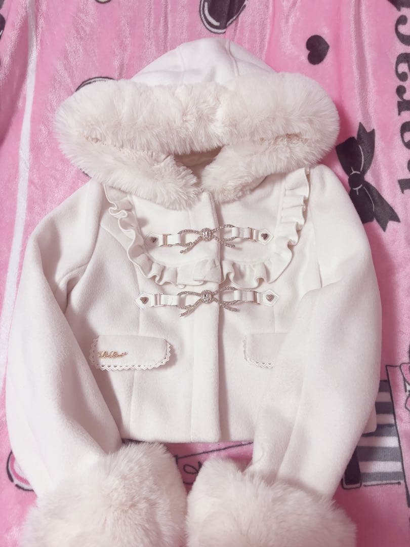 LIZLISA ショートコート ホワイト